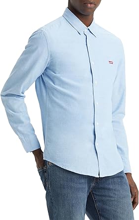 Levi's Long-Sleeve Battery Housemark Slim Camicia Uomo
