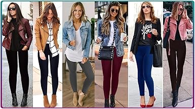 7 Pezzi Leggings Donna Invernali termici